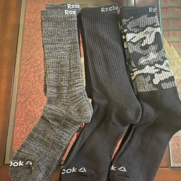 Reebok men’s socks pack of 6 Crew - Picture 5 of 7